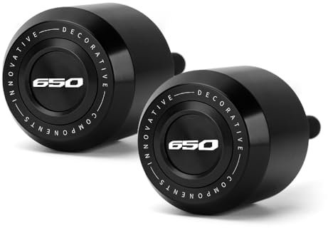 Modeer Sturzpads Kompatibel mit Hon.da CB650R 2019 2020 2021 2022 2023 2024 Motorrad rahmen Slider Antikollisions-Fallschutz Crashpad cb650r cb 650r Zubehör (Schwarz)