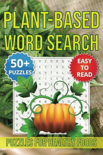 Plant-based Word Search: From tropical fruits to leafy greens, edible seeds, and powerful superfoods, this collection explores the variety and benefits of nature’s most essential foods.