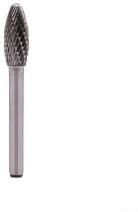 Per efficiente lima rotante a doppia fessura in carburo per taglio di legno, plastica e alluminio (10 mm)