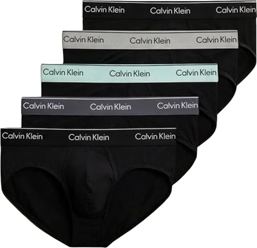 Calvin Klein Men's Hip Brief 5pk Lv00nb4411 Briefs (pack of 5)