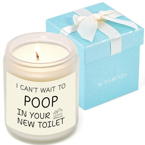 New Home Gifts, House Warming Gifts New Home, Funny House Warming Gift for Best Friend Couple Family, Ideas Housewarming Presents for Neighbours Lavender Soy Wax Candle