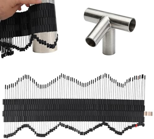 Herramienta para Perfilar Tuberías Multisuperficie, Plantilla de Corte y Duplicador Formas Baldosas Suelos Fontanería Profesional y Bricolaje Apta para Tuberías de 0 a 15,2 cm