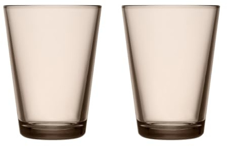 Iittala Kartio 1051120 Set of 2 Glasses 40 cl Linen Glass