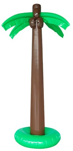 Boland 52159 – uppblåsbar palm, storlek 180 cm, dekoration, poolfest, sommarfest, temafest
