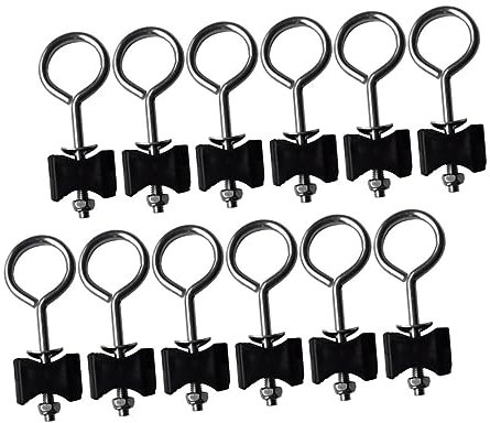 ARTSEWPLY 12pcs Metal Trampoline Screws Replacement Set Sturdy Trampoline Accessories for Frame Poles and Nets Suitable for Large and Small
