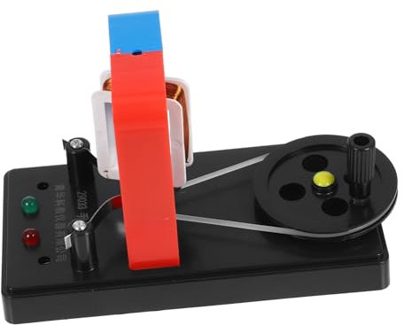 SUPVOX Generatore Manuale Per Esperimenti Di Elettricità Apparecchio Didattico Portatile in Materiale Resistente Facile Da Montare Per Studenti Di Fisica e Laboratori Scientifici