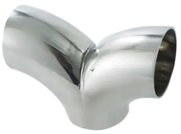 Escape Tubo de silenciador Raccordo A T Per Rubinetto Raccordo Per Tubo Di Scarico Saldato Raccordo Sanitario A Spina Di Pesce Acciaio Inossidabile 304(51mm)