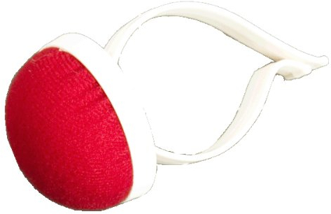 Nadelkissen Armnadelkissen Spange rot Stecknadel Kissen