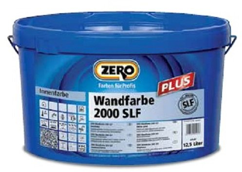 ZERO Wandfarbe 2000 SLF weiß 12,5 Liter