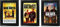 HWC Trading FR A3 Bad Boys Collection von 3 Will Smith, Martin Lawrence gedrucktes Poster, signiertes Autogrammbild für Film-Erinnerungsstücke, A3, gerahmt