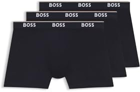 HUGO BOSS Boxer Brief 3p Co/El, Bóxer para Hombre, Open Blue 480, L