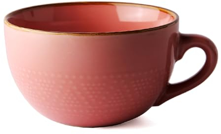 Kaffeetasse Groß,Tasse 700ml,Große Tasse,Tasse Steingut, Cappuccino Tassen Steingut,XXL Tasse,Keramik Becher,Groß Müslischalen mit Henkel,Salat Schale,Kaffeetasse aus Porzellan