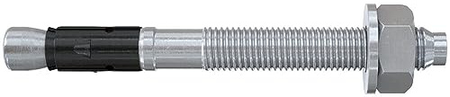 fischer FAZ II Plus 16/250 gvz, ancla resistente con alta capacidad de carga, perno de anclaje para fijaciones de cargas pesadas y estructuras de acero, aprobación sísmica y ETA