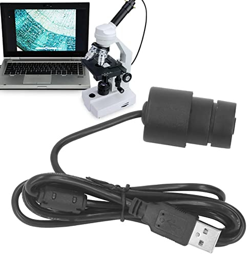 Oculaire Électronique Numérique USB 92 MP Caméra pour Microscope Compatible avec les Microscopes Stéréo pour l'Enseignement Scientifique en Salle de Classe et Laboratoire