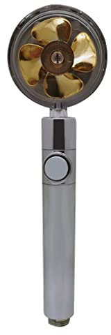 Pommeau de douche haute pression en alliage d'aluminium à économie d'eau pour salle de bain, hôtel, jaune