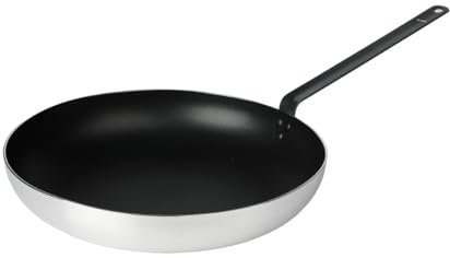 Silicon-Tech| padella diametro 36cm alluminio antiaderente|con base inox anche per piano induzione| per uso professionale