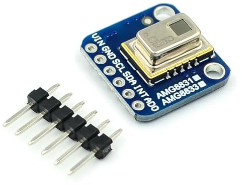 Sirxlevcy AMG8833 IR 8x8 Thermal Imager Array Temperature Sensor Module 8x8 Infrared Camera Sensor