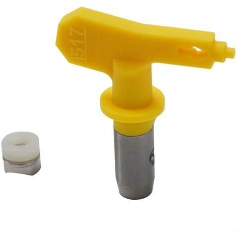 56 Series Buse de pulvérisation pour pulvérisateurs de peinture sans air compatible avec peinture au latex et revêtement de mastic avec matériau en acier et contrôle précis du débit (517)