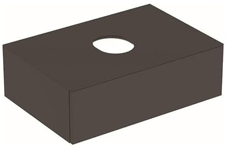Geberit Waschtischunterschrank VariForm 75x23,5x51cm, 1 La., f Aufsatzwaschtisch, la matt