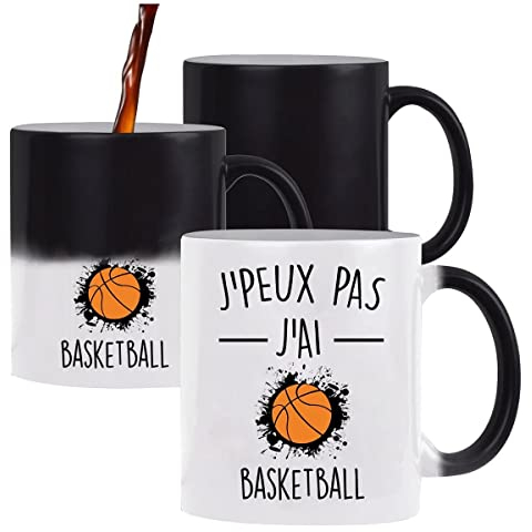 Planetee Mug Magique J'peux pas Basketball | Tasse Humour