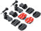 Sametop Klebepads Halterung 3M Helm Kleber Mount Klebehalterung Gebogene Zubehör Kompatibel mit GoPro Hero 13 12 11 10 Max 9 8 7 6 5 Session DJI Osmo Action Kameras (12 in 1)