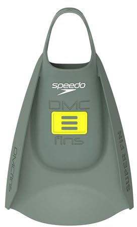 Speedo DMC Super Fin Unisex Adulto | Fitness | Bodysurfing | Body Boarding | Silicona | Fácil de Poner | Construcción Premium, Verde, XS