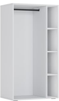 SMARTBett Armadio STA.2.0016 (serie M2 profondità 55 cm), altezza 168,2 cm, grigio perla
