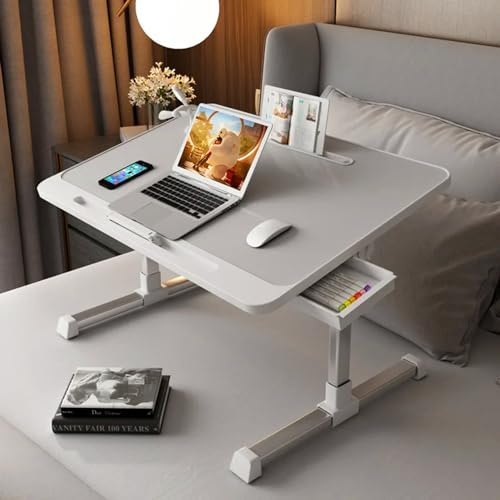 Mesa de TV plegable, escritorio ajustable para laptop, estación de trabajo portátil, mesa de café plegable para oficina en casa, solución de escritorio de pie para uso en computadora