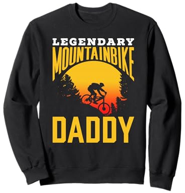 Padre Legendario de Mountainbike Mountainbiker Mountain Bike Dad Sudadera