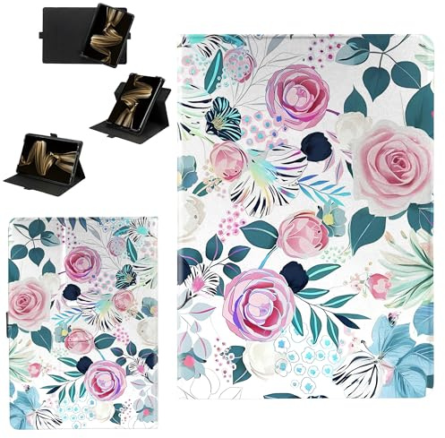 Custodia Compatibile per Amazon Fire HD 8 2024 8.0-pollici Tablet Cover Custodia Case [Funzione di rotazione a 360 gradi][Protezione rinforzata dei bordi contro le cadute] HUA3