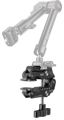 ULANZI HD02 Super Morsetto Kit con Adattatore Go Pro, Super Morsetto in Alluminio con Perni e Foro Posizionamento Arri 1/4 3/8 per DSLR, Action Camera, Illuminazione, Microfono, Treppiede