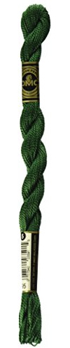 DMC Pearl Cotton Skeins Size 5-27.3 Yds: Very Dark Hunter Green