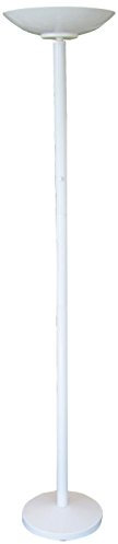 Green Lamp UPLWH3000 65 Watt 3000k Compact Fluorescent Light 2 Torchiere Energy Saving Uplighter, White