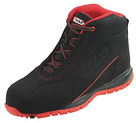 KS TOOLS - 310.0930 - Chaussures de sécurité Montante - Chaussures de Travail Homme Femme - Chaussures de sécurité résistante à la Chaleur et à l'eau - S1P HRO, T. 43