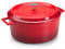 Pentole Agnelli COGHSRP10432R Linea Ghisa Slowcook Casseruola, 32 cm, 10.0 l, Rosso