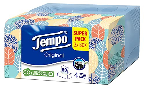 Tempo Taschentuch Tempo Taschentuchbox mit 2x100 Tücher, 2 Stück