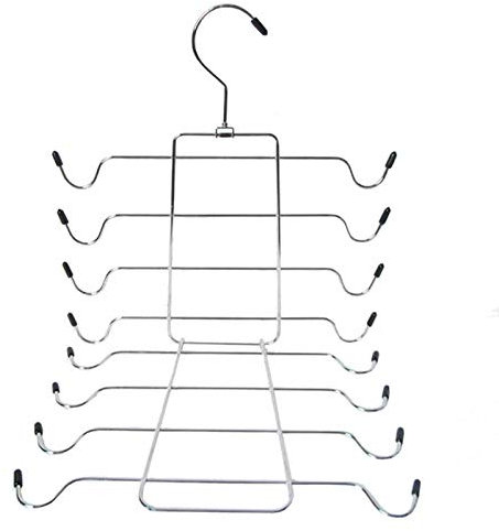 Cintre en métal pliable pour gilets et soutien-gorge, économiseur d'espace 16 en 1, utilisé pour les gilets, les caraco soutien-gorge, les maillots de bain, les ceintures, les cravates