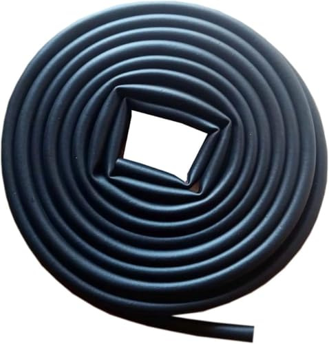 Tuokay 10 meter EPDM bildörrstätning, 10 mm x 9 mm liten D-formad