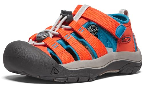 KEEN Newport H2 Sandal, Safety Orange/Fjord Blue, 7 UK Child