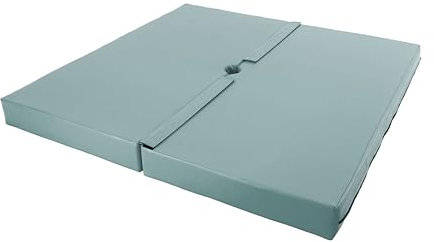 Pole Dance Matte 5 cm cuadrado - 120 cm de ancho - Alfombrilla antideslizante con apertura para poste de baile - Esterilla protectora cuadrada - Gimnasia Fitness Accesorios