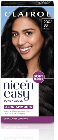 Clairol Nice'n Easy Tone+Gloss Semi Permanent Hair Dye - 200/83 Black