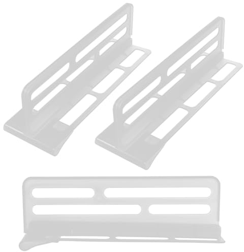 GALPADA 3 organizadores de frigorífico, separadores de plástico ajustables para puerta de frigorífico, práctico separador de alimentos para un uso óptimo del espacio
