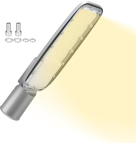 RIGIDON LED-parkeringsbelysning, 100W 7212 LM LED-strålkastare för utomhusbruk, gatubelysning för kommersiellt område, vattentäta säkerhetsbelysningar för garage, trädgård, gårdsplan, 4000K