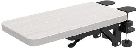 Accoudoir de bureau - Support ergonomique pour accoudoir, extension de bureau pliable, extension pour accoudoir et coude | Supports de poignet plateau rotatif pour chaise de bureau comp