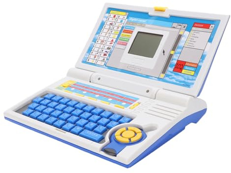 TARSHYRY Portátil para Aprender Inglés, Juguete Educativo para Niños de 3 a 6 Años con Ejercicios del Alfabeto, Aprendizaje de Idiomas y Modos de Juego, para Niños y Niñas Pequeño