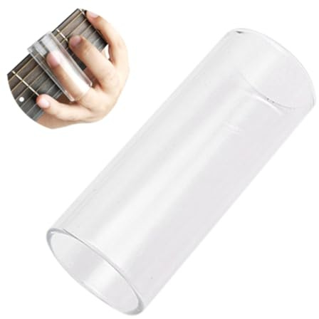 Yardwe Medium for Bottleneck Guitar Gliding Smooth Slide Glass Surface and Annealed Finish Professional Guitar Players