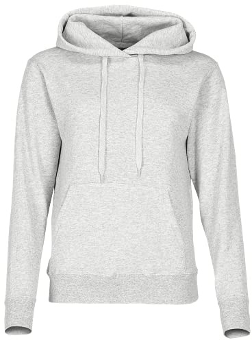 Fruit of the Loom Women's Pull-over Classic Hooded Sweat, Heather Grey, 16 (Manufacturer Size:X-Large)