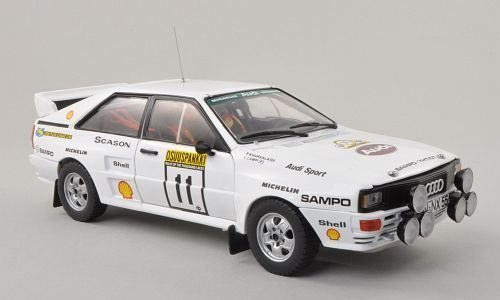 Audi Quattro A2, No.11,Sampo, Rally Finnland, 1983, Modellauto, Fertigmodell, Sun Star 1:18
