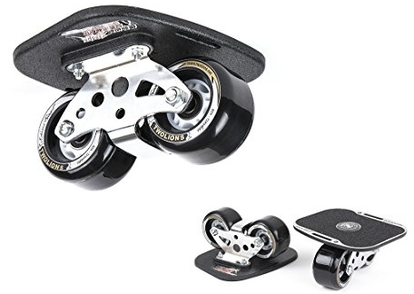 TWOLIONS Freeline-Grom Drift Skates,Pro Skates 72 mm * 44 mm roues pu avec ABEC-7 roulements haut de gamme (Noir)