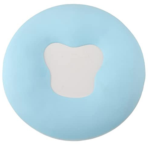 Oreiller en Silicone Doux de Massage, Coussin en Gel Viscoélastique pour Le Visage ou Les Fentes Nasales de la Table de Massage, Lavable et Facile d'entretien, 1 Pièce (Bleu Azur)